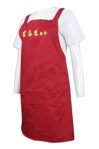 AP143 making red full body apron dining apron noodle shop apron garment factory tabard apron  wipeable apron